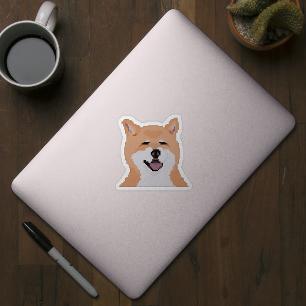 Shiba Inu - Pixel by wagnerps